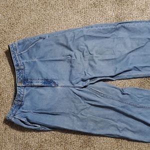 Lucy and Yak Wide leg pleated jeans 36